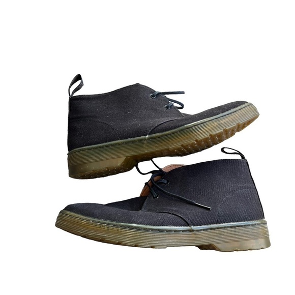 Dr. Martens - Black Daytona Round Toe Lace Up Ankle Desert Boots Sz 8 - Picture 8 of 11